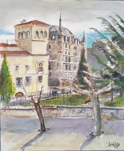 Palacios by Luis Carlón López, Painting for Sale on Select