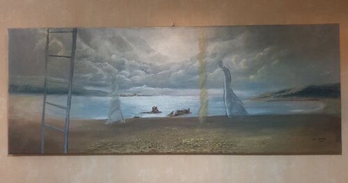 Playa espiritual by Luis Carlón López, Painting for Sale on Select