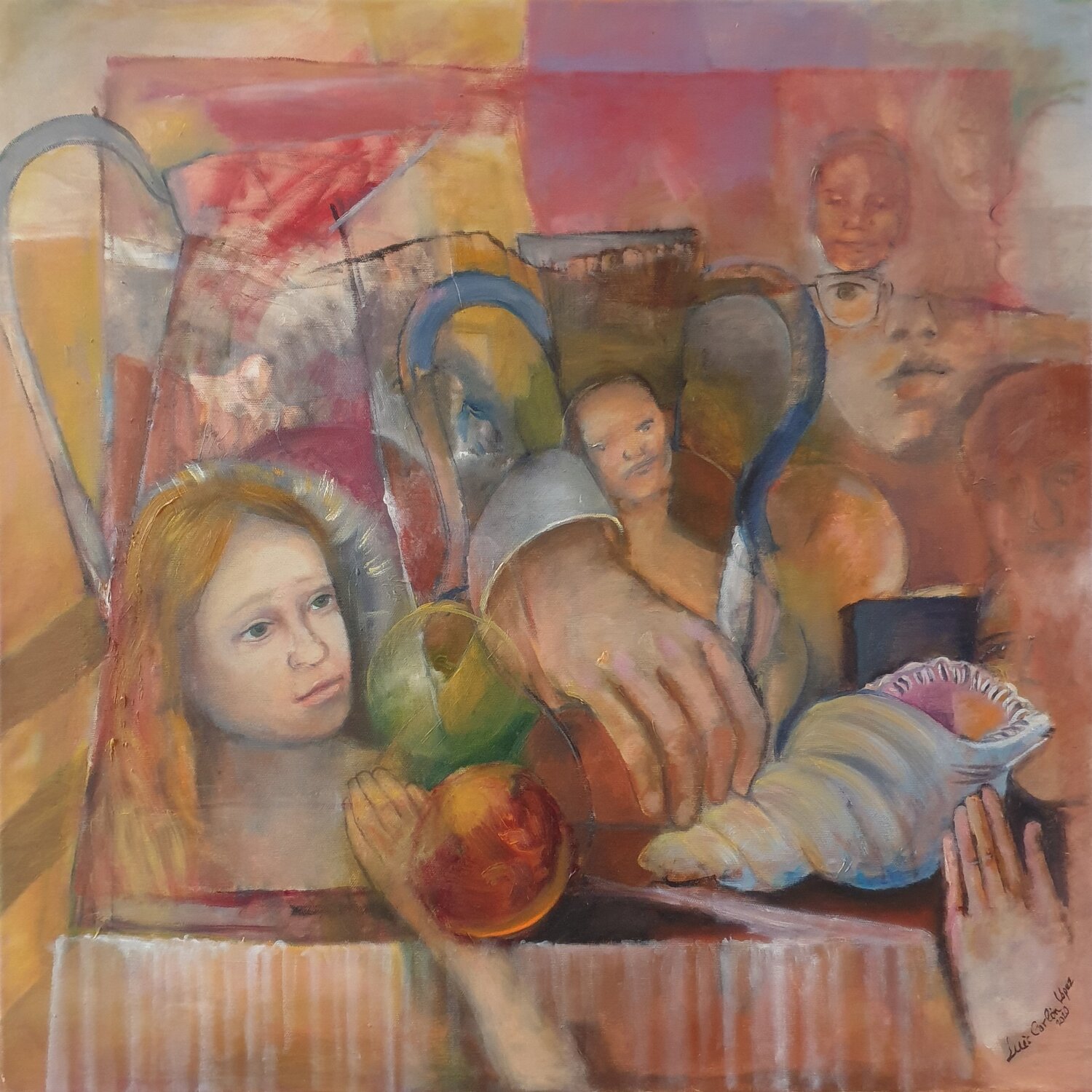 3 en 1 Luis Carlón López Original painting for sale