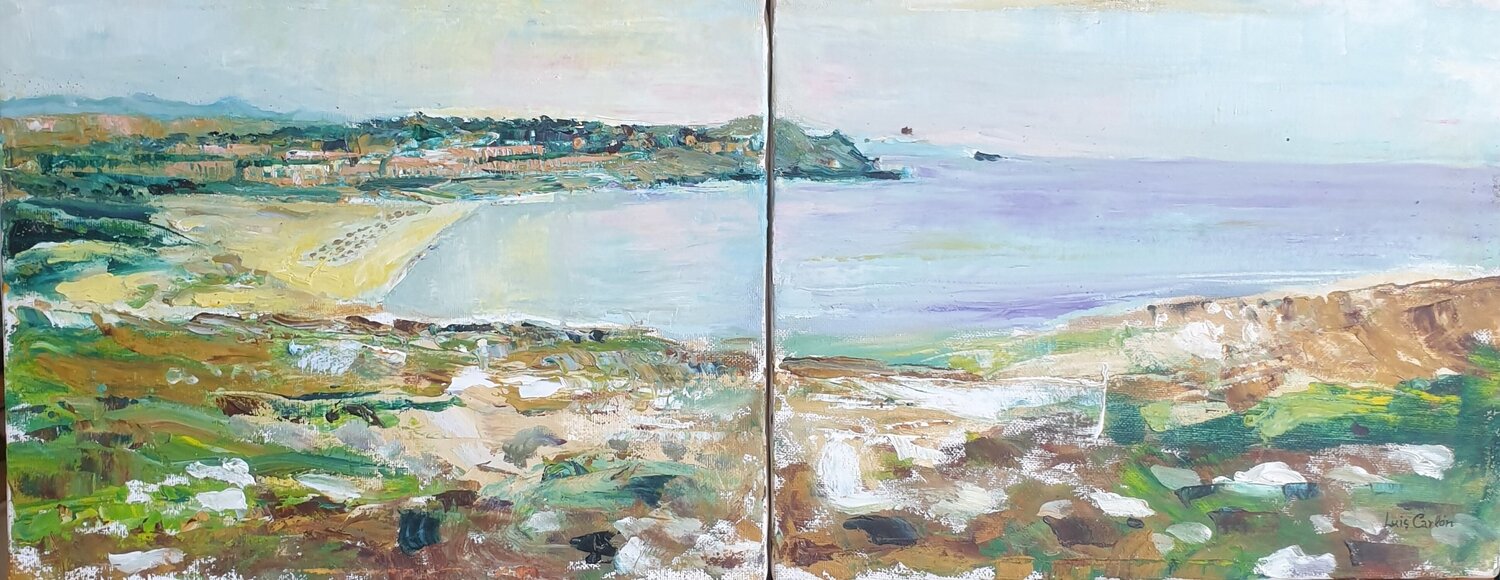 "Cala Mesquida" (Mallorca) Luis Carlón López Original painting for sale