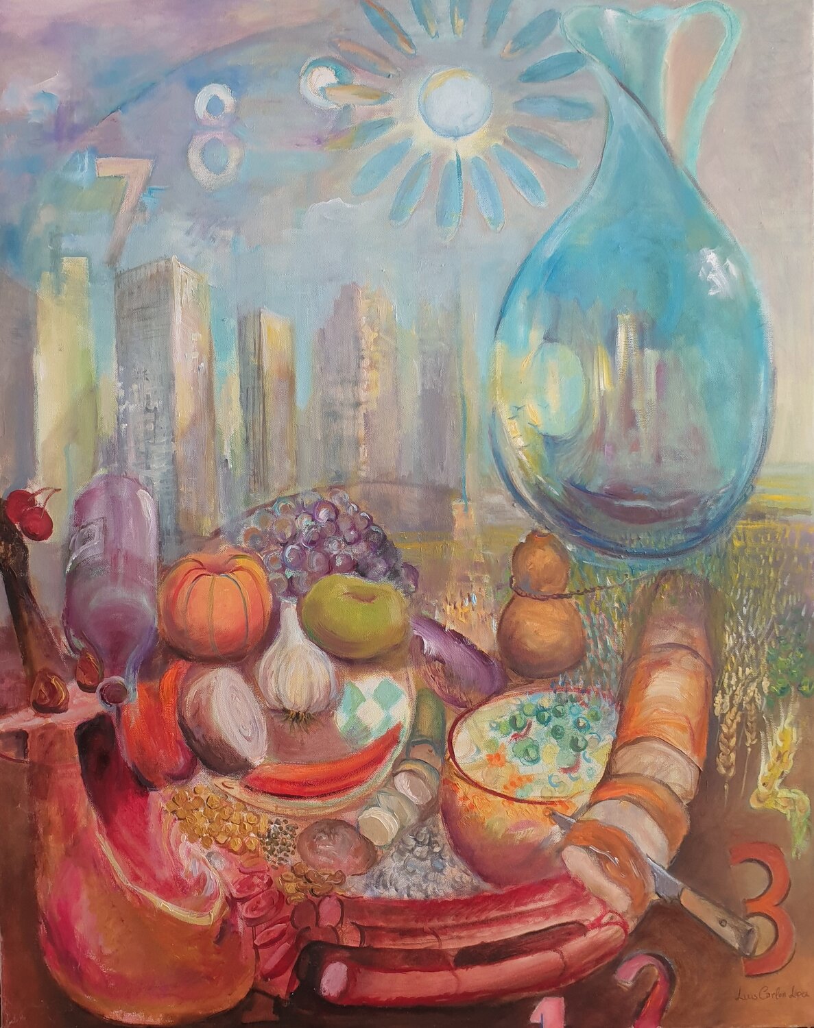 Verano 2019 Luis Carlón López Original painting for sale