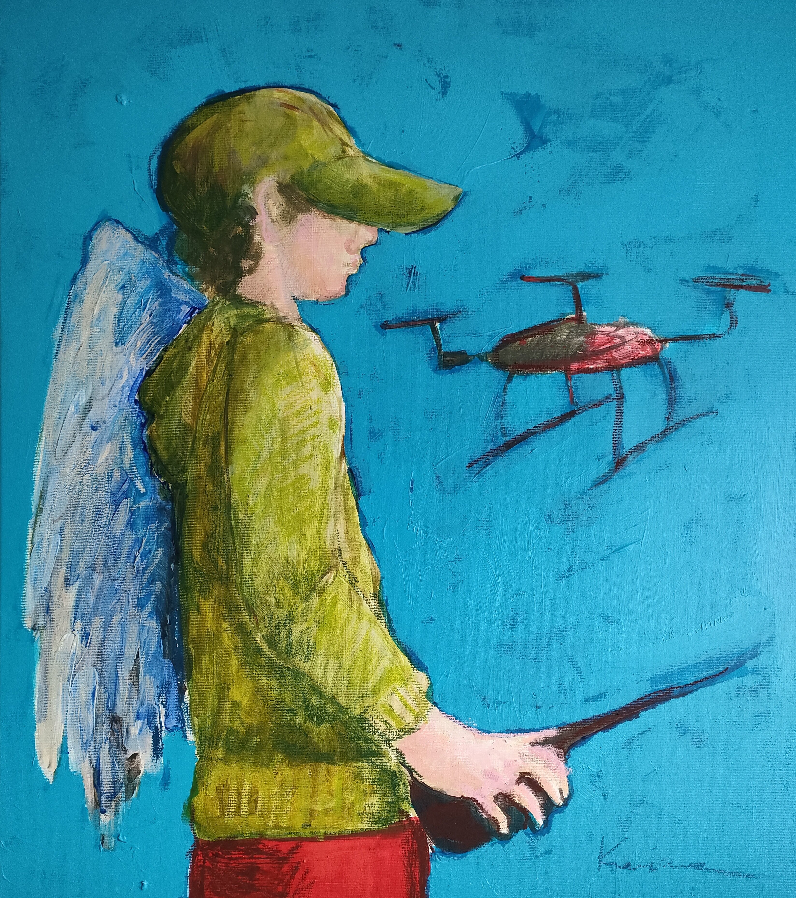 Icarus and the drone II, Dawid.