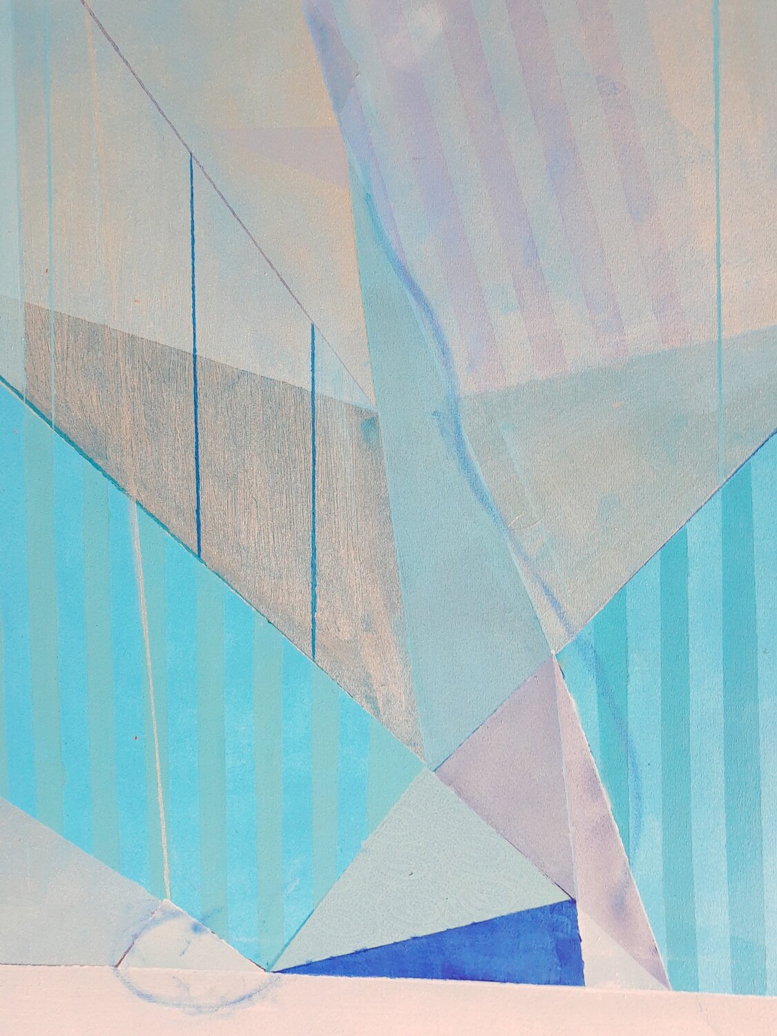 Salamba Sarvangasana Agnieszka Kamińska Original painting for sale