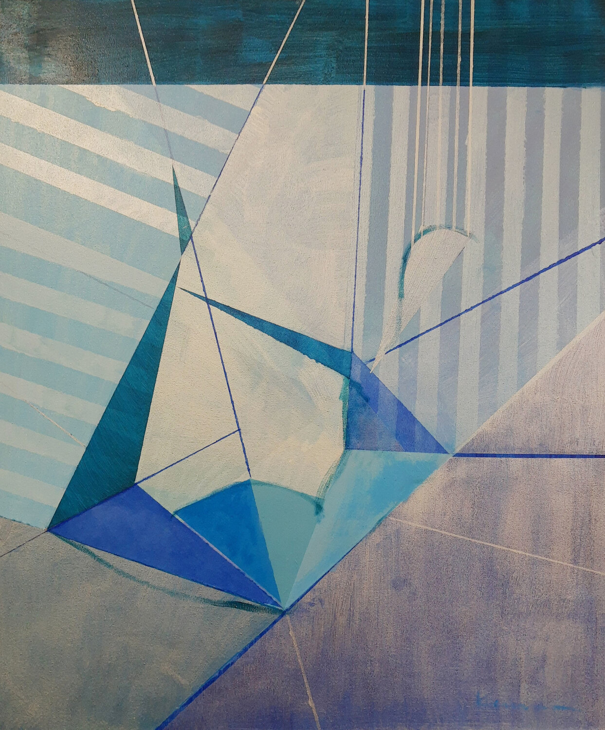Dhanurasana Agnieszka Kamińska Original painting for sale