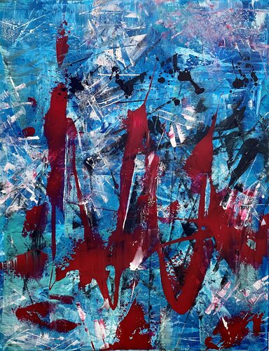 Contrastes de la vida by Gabriel Lass, Painting for Sale on Select