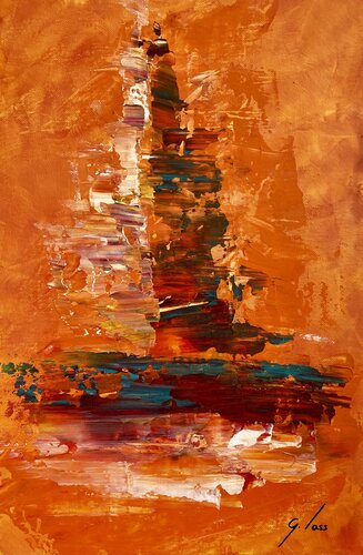 Orenji by Gabriel Lass, Painting for Sale on Select