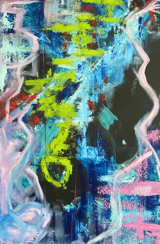 Simbiosis by Gabriel Lass, Painting for Sale on Select