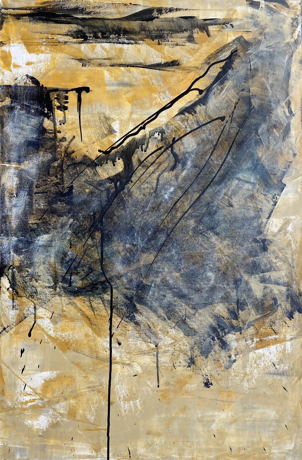 Equilibrio precario Gabriel Lass Original painting for sale