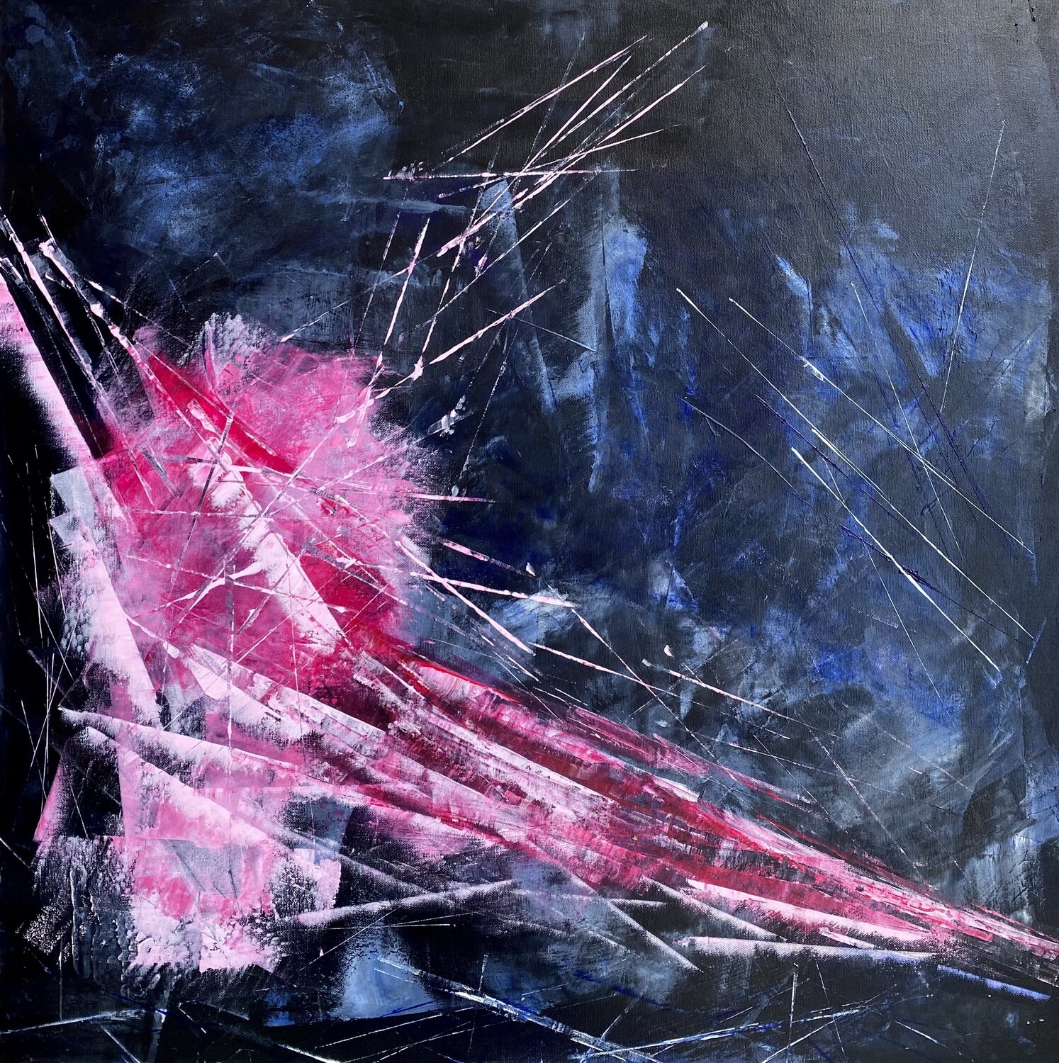 Rosas del Universo Gabriel Lass Original painting for sale