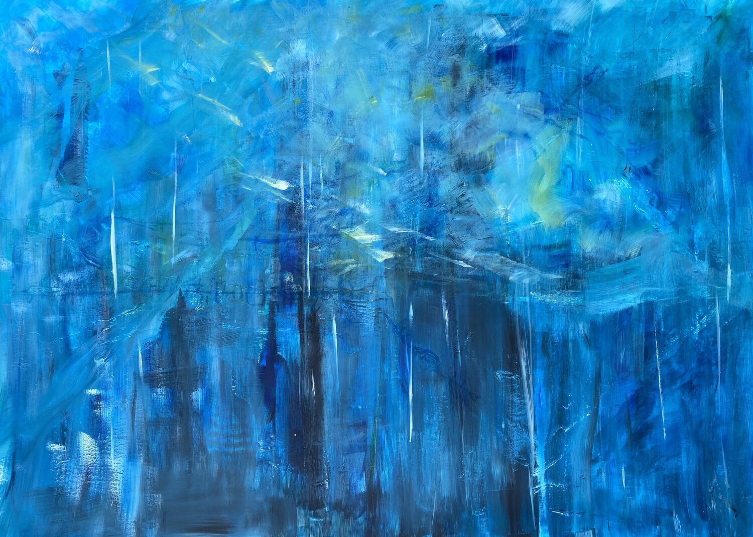 Aquarium Gabriel Lass Original painting for sale