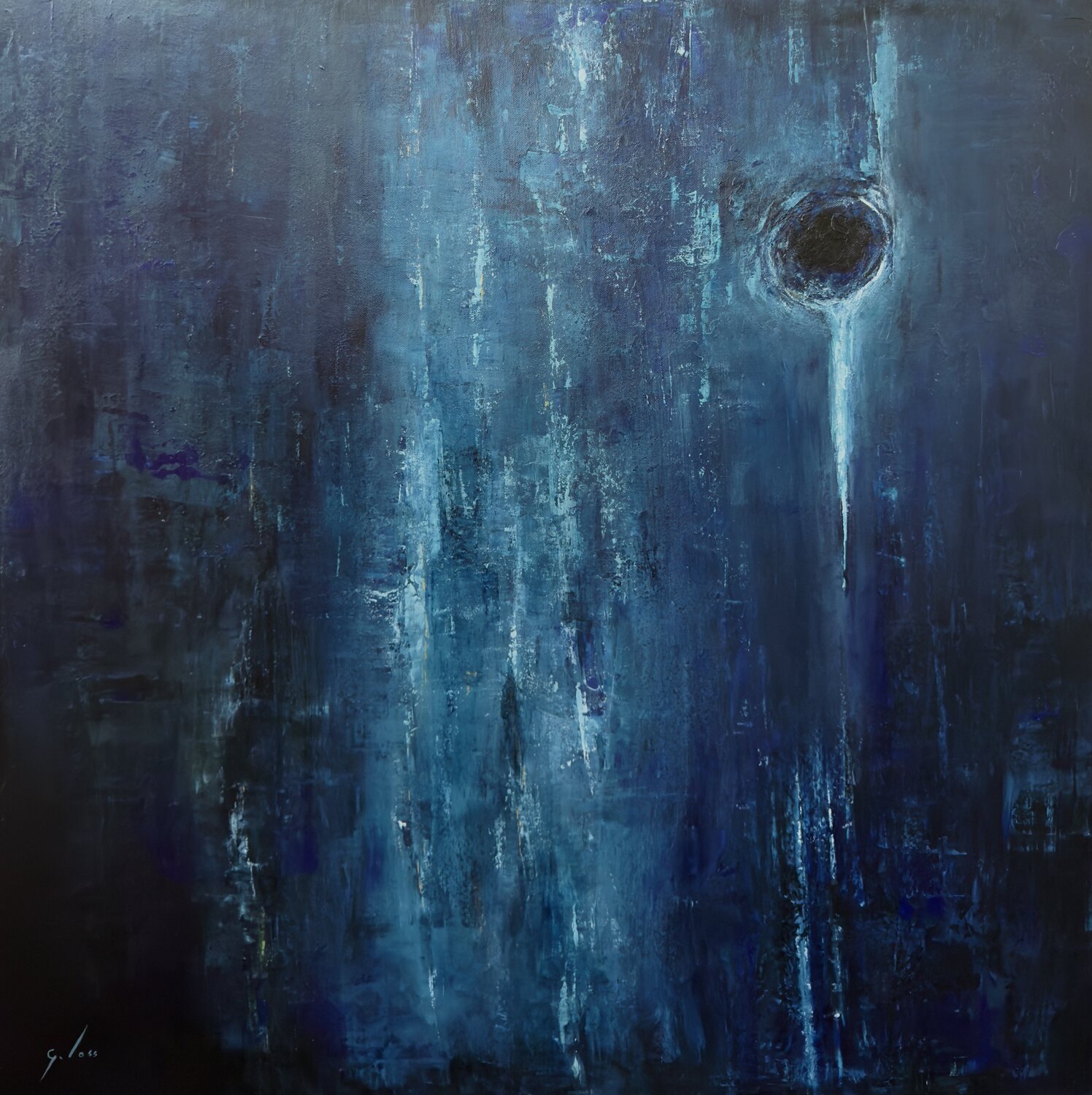 ANTUMBRA - Sutura axial Gabriel Lass Original painting for sale
