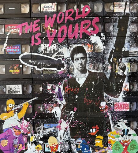 THE WORLD IS YOURS by Mr Pablo Costa, Painting for Sale on Select