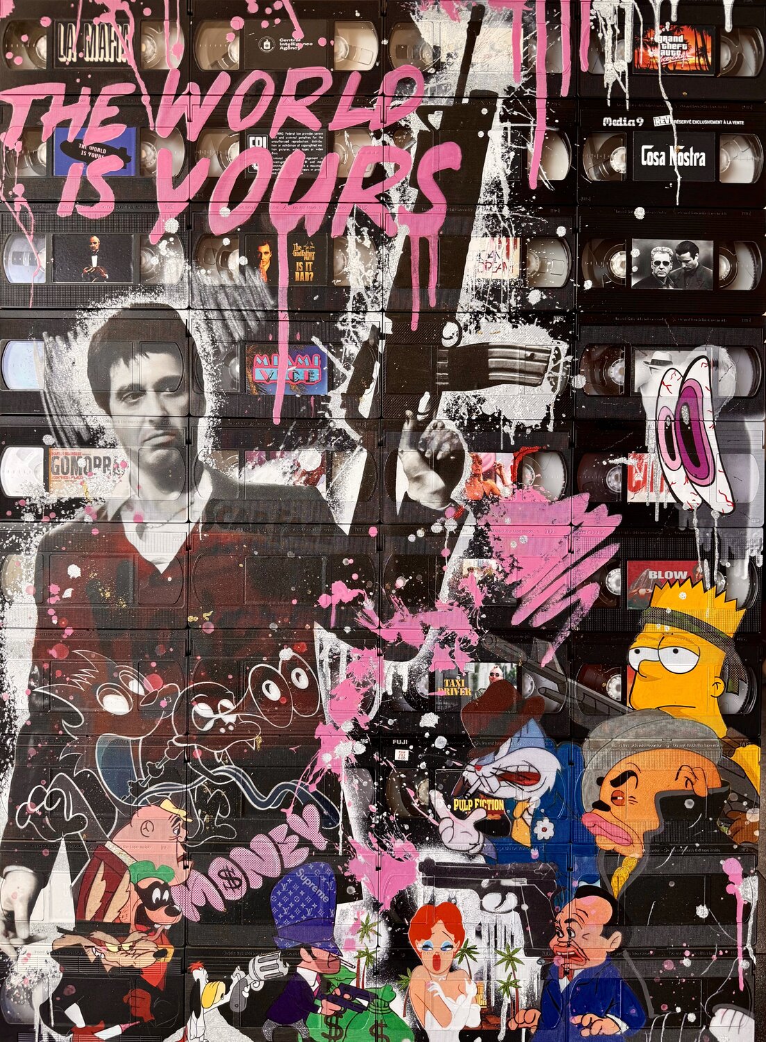 THE BAD BOYS Mr Pablo Costa Original painting for sale