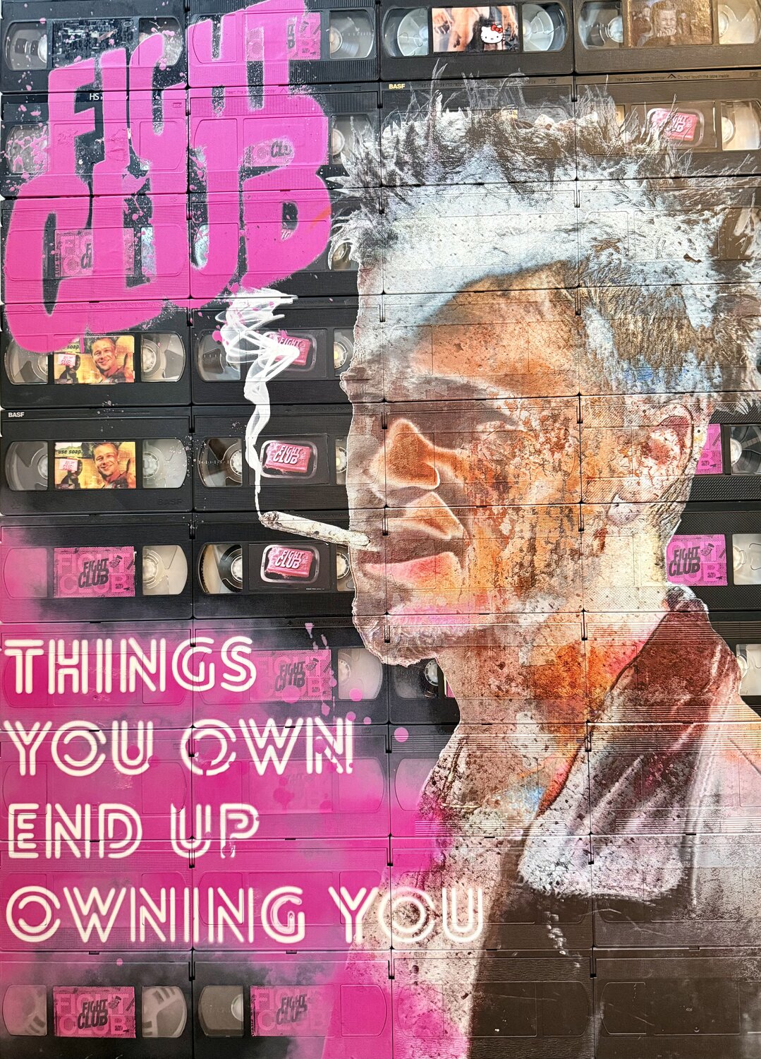 PROJET CHAOS Mr Pablo Costa Original painting for sale