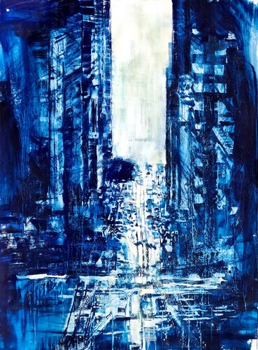 Levitating  - San Francisco by David Antonides, Painting for Sale on Select