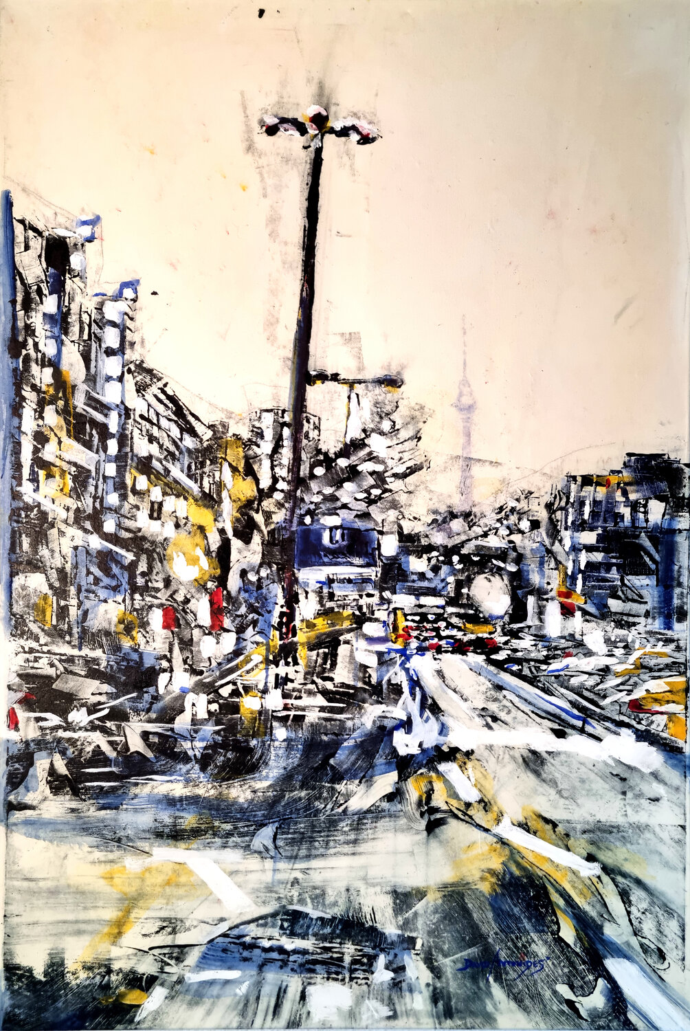 Dialog  -  Berlin David Antonides Original painting for sale