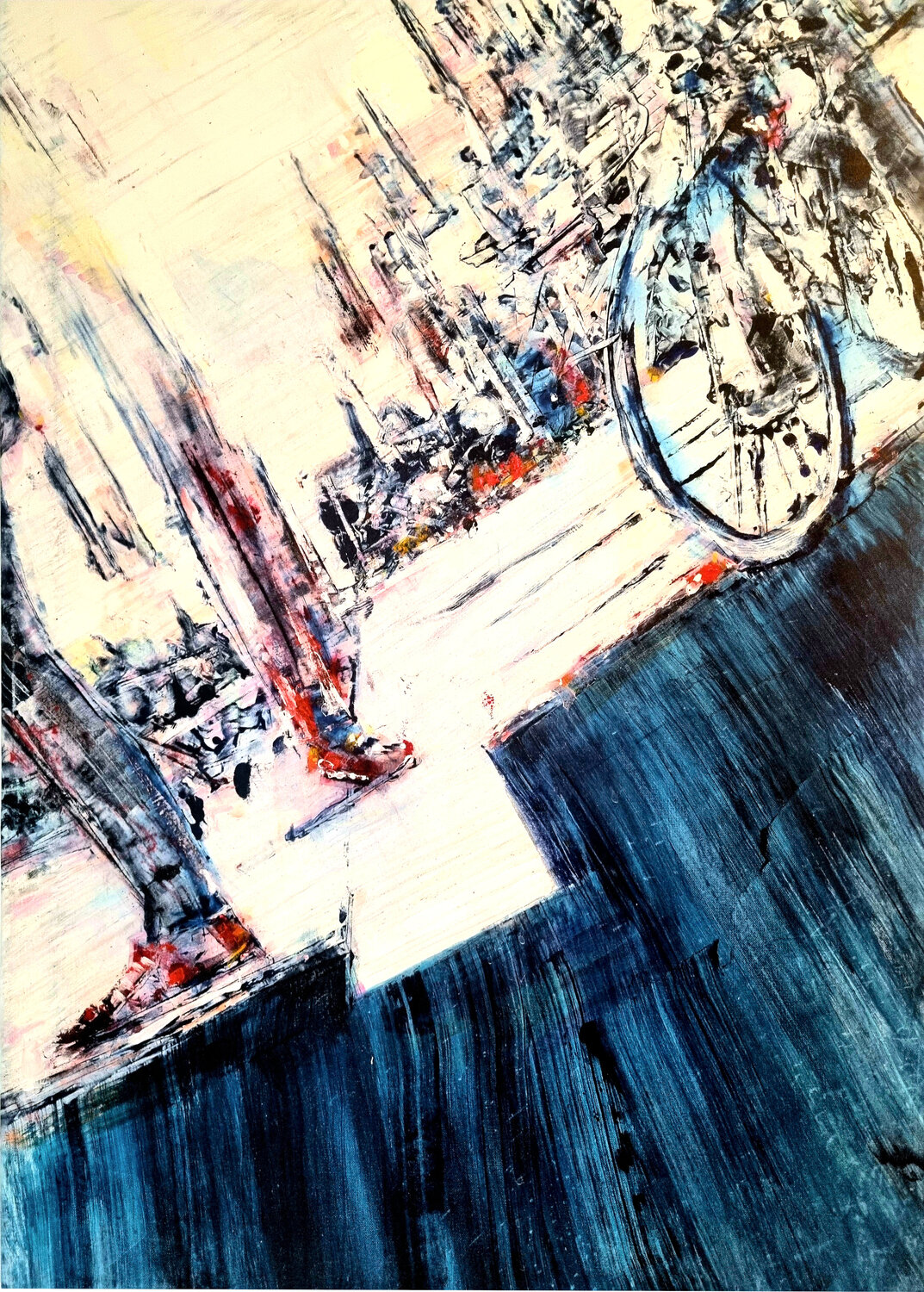 Simultaneous again David Antonides Original painting for sale