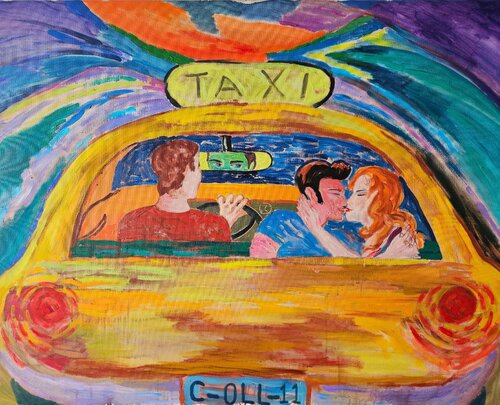 Boda en Las Vegas by Victor Collcardenas, Painting for Sale on Select