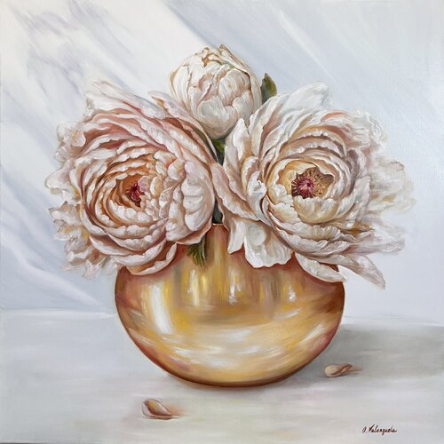 Champagne Glow by Olga Valenzuela, Painting for Sale on Select