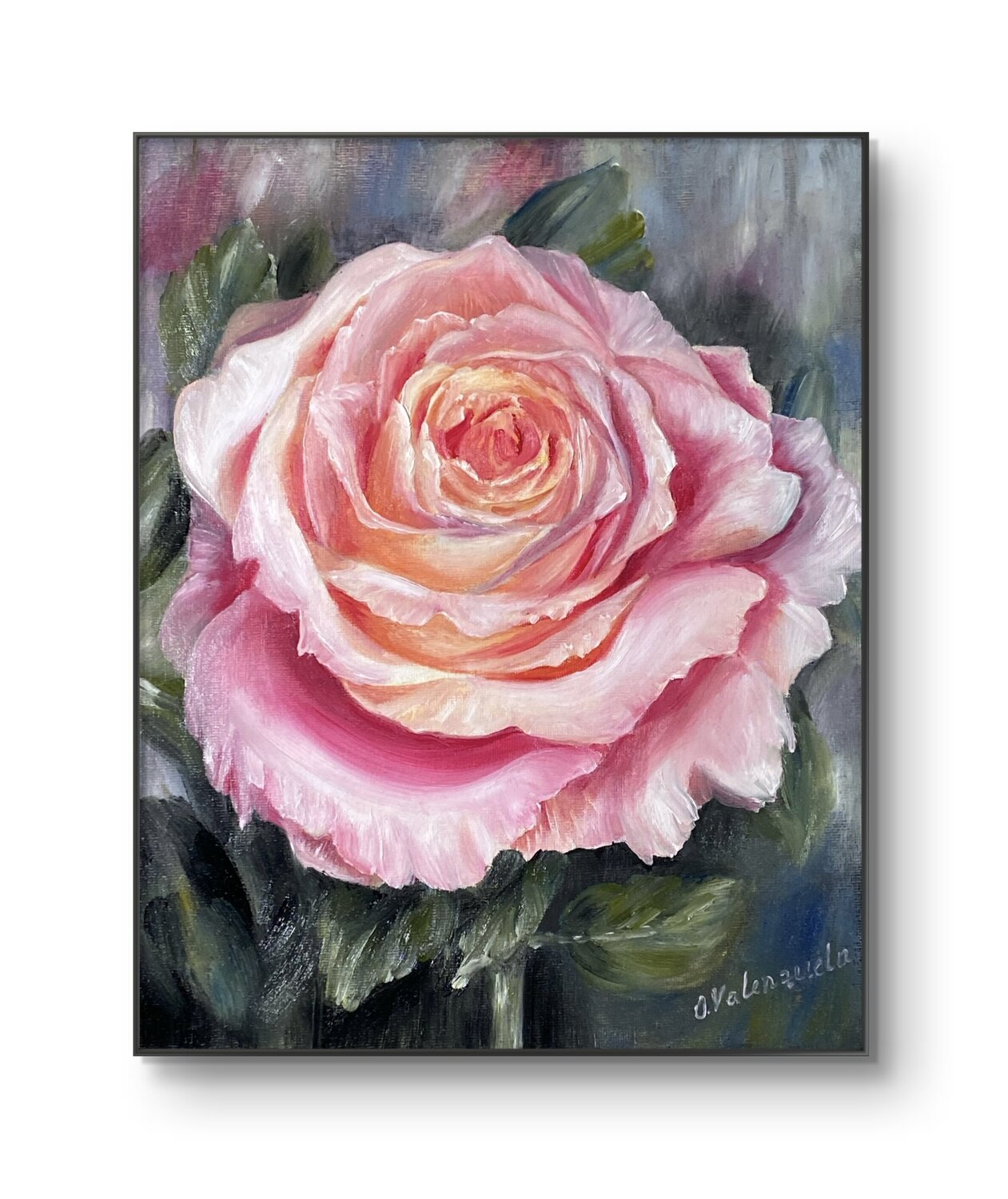 Rose der Wunder Olga Valenzuela Original painting for sale
