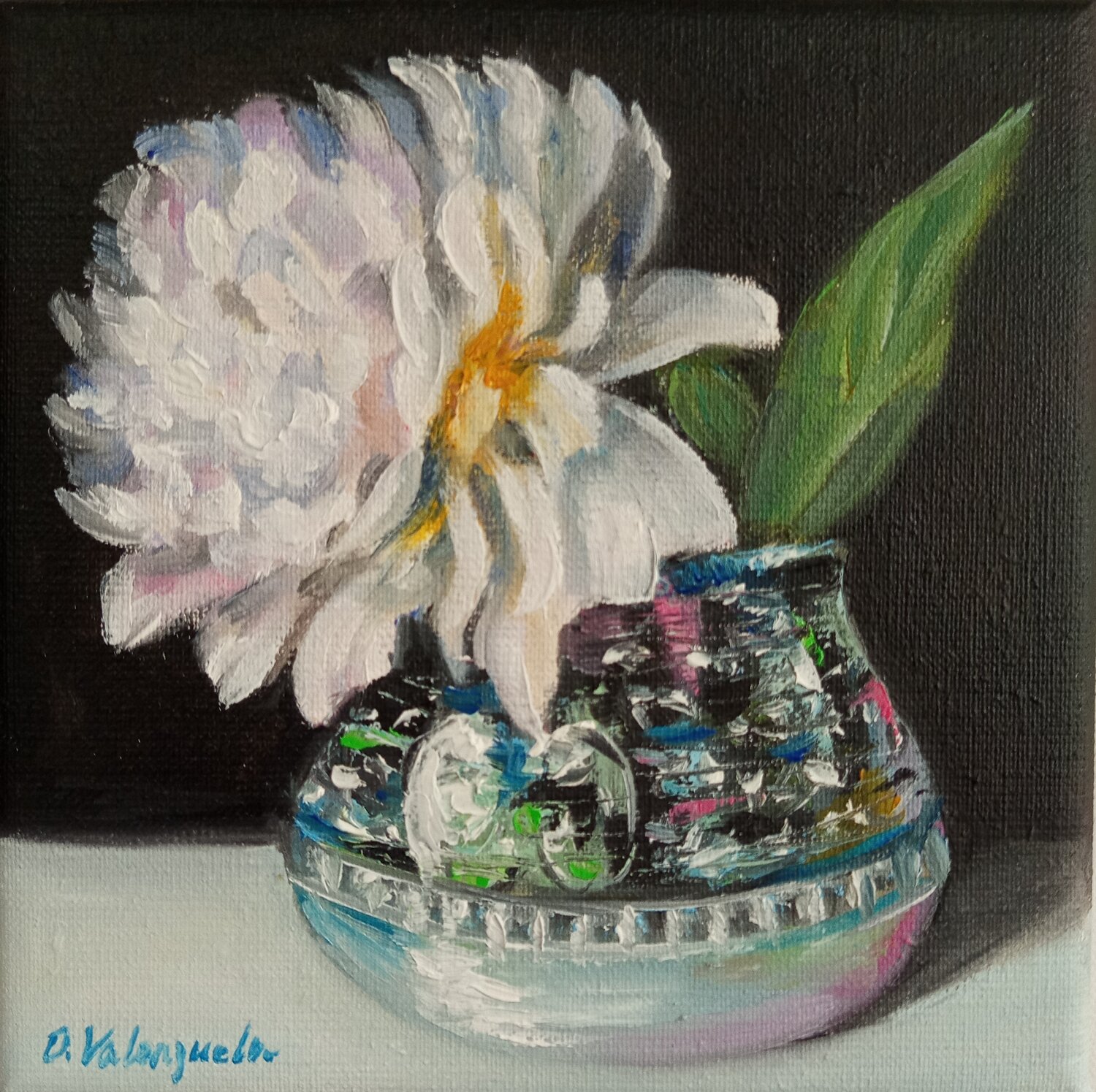 Glanz der Reinheit Olga Valenzuela Original painting for sale