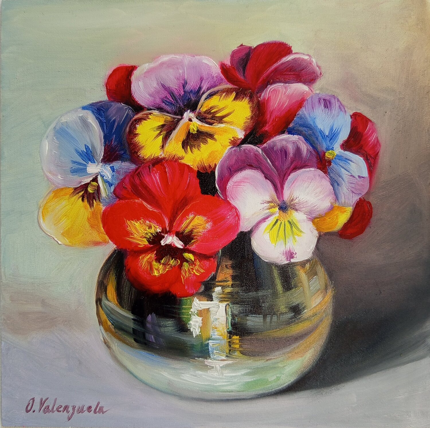 Tanzende Seelen Olga Valenzuela Original painting for sale