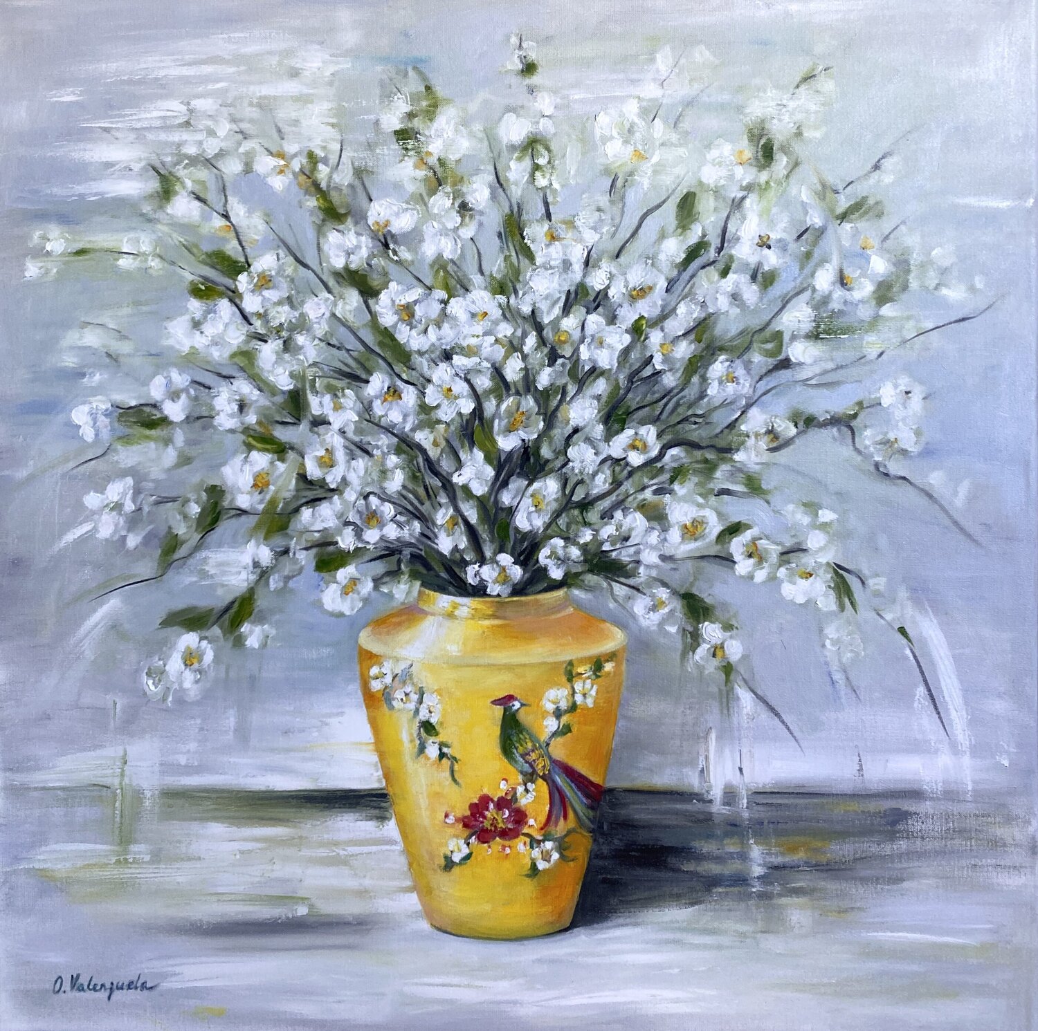 Frühlingstraum Olga Valenzuela Original painting for sale