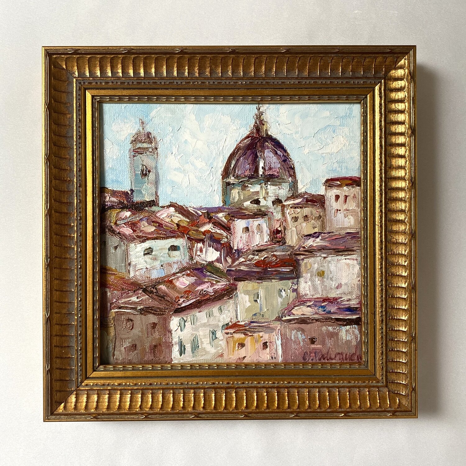 Memories of Florence Olga Valenzuela Original painting for sale