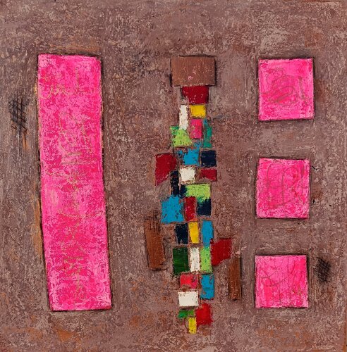 250201 - SHAMBHALA by Laurence Hubswerlin Diradourian, Painting for Sale on Select