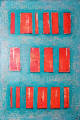 250901 - ANCRAGE by Laurence Hubswerlin Diradourian, Painting for Sale on Select