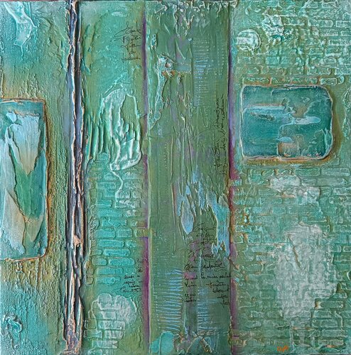 260301 - OUT OF TIME by Laurence Hubswerlin Diradourian, Painting for Sale on Select