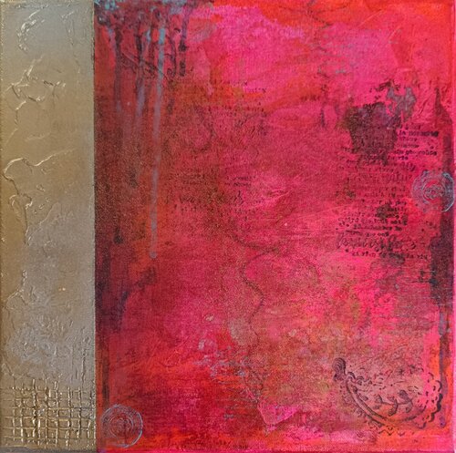 230611 - SAGESSE DIVINE by Laurence Hubswerlin Diradourian, Painting for Sale on Select