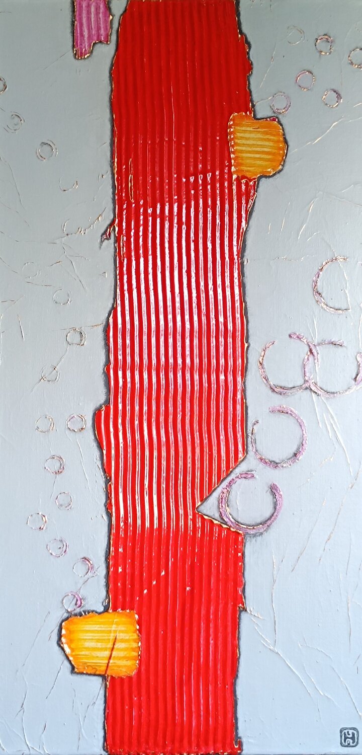 2010 - FEU Laurence Hubswerlin Diradourian Original painting for sale