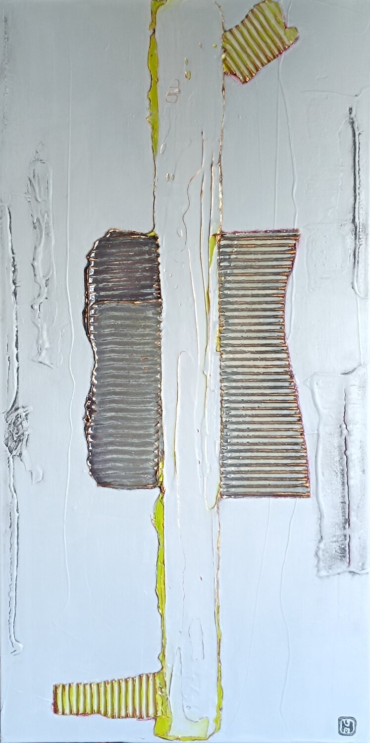 2010 - TERRE Laurence Hubswerlin Diradourian Original painting for sale