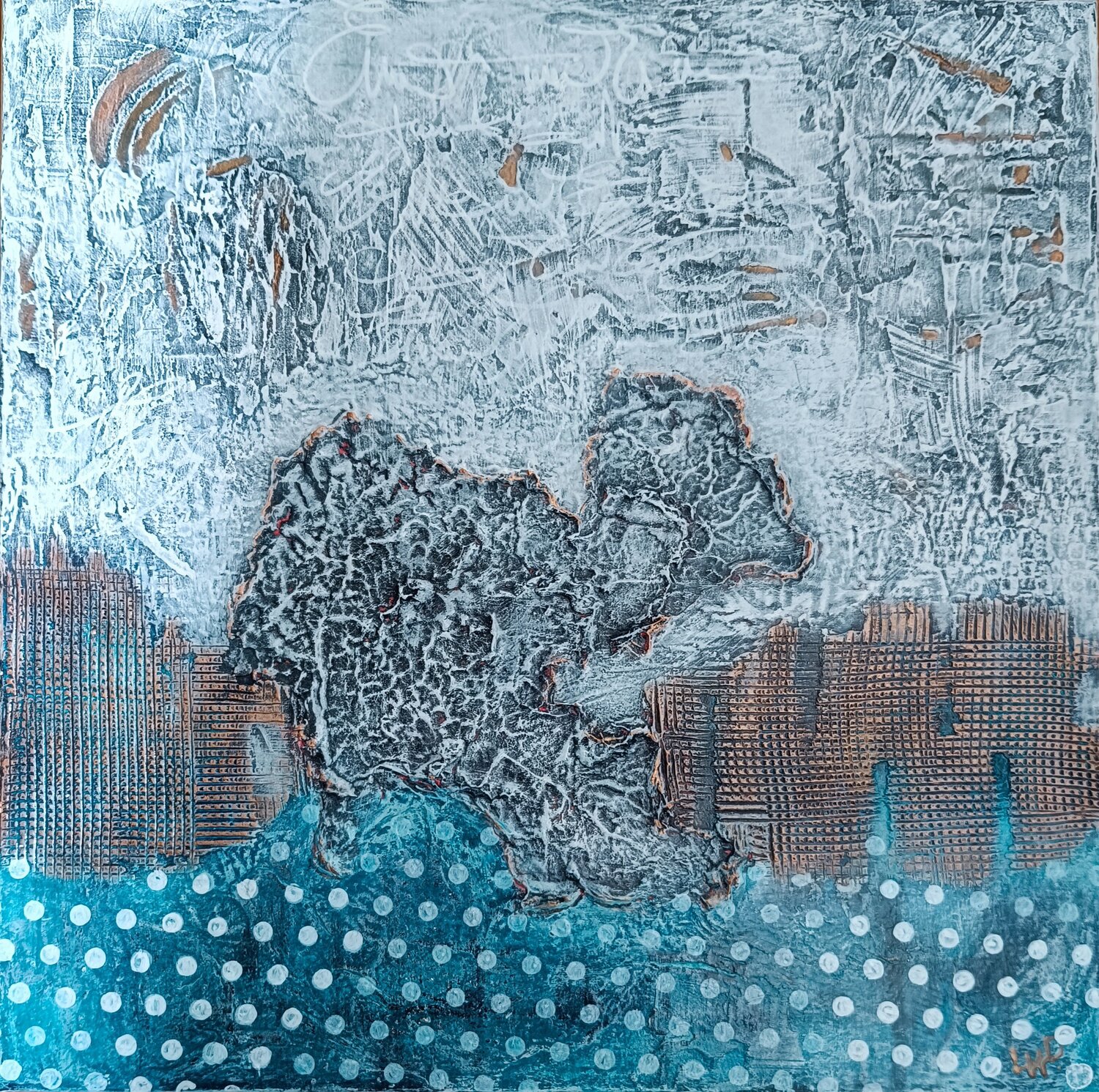260102 - LITTLE LOVED ONE Laurence Hubswerlin Diradourian Original painting for sale
