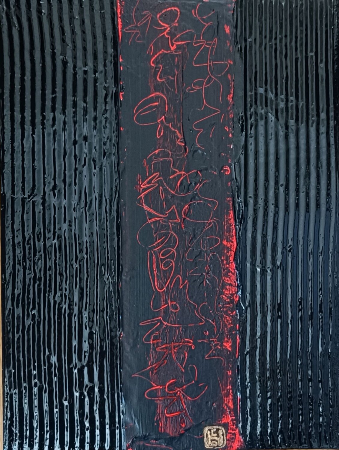2020 - 113 Laurence Hubswerlin Diradourian Original painting for sale