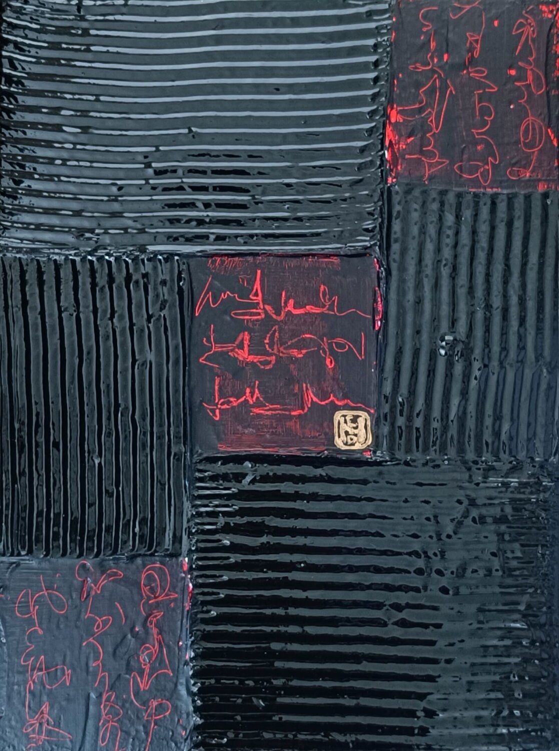 2020 - 114 Laurence Hubswerlin Diradourian Original painting for sale