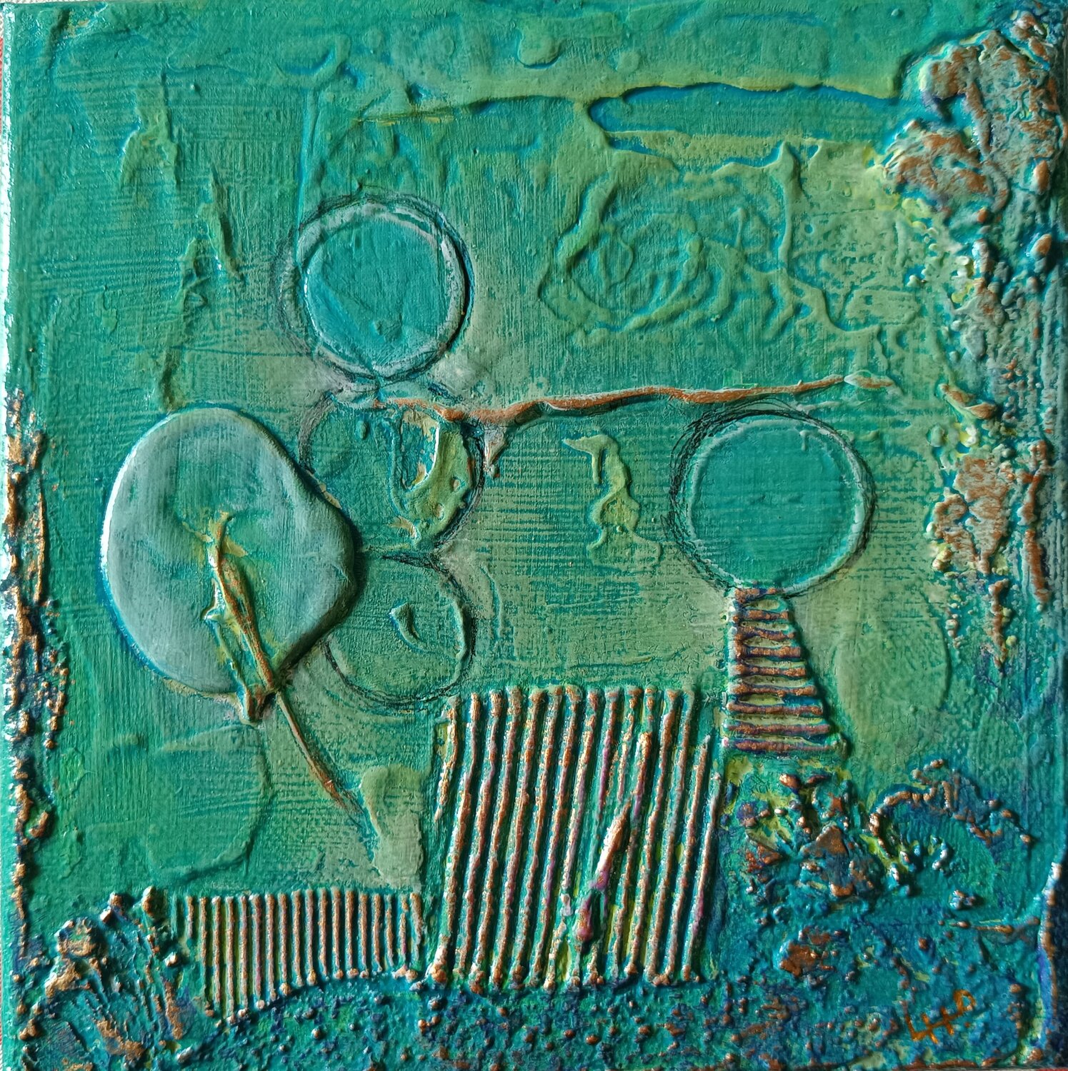 260405 - L'ENVOLEE Laurence Hubswerlin Diradourian Original painting for sale