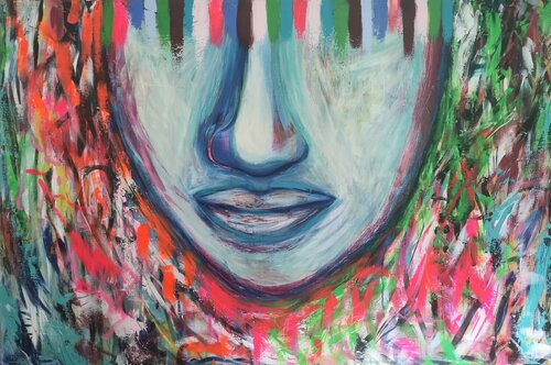 Farbfilter by Manuela Riedmann, Painting for Sale on Select