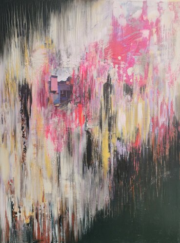 Jenseits der Fassade by Manuela Riedmann, Painting for Sale on Select