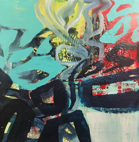 Rückzugsort by Manuela Riedmann, Painting for Sale on Select