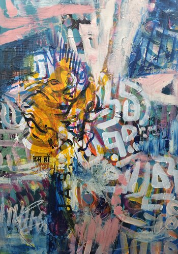 Freilegung by Manuela Riedmann, Painting for Sale on Select
