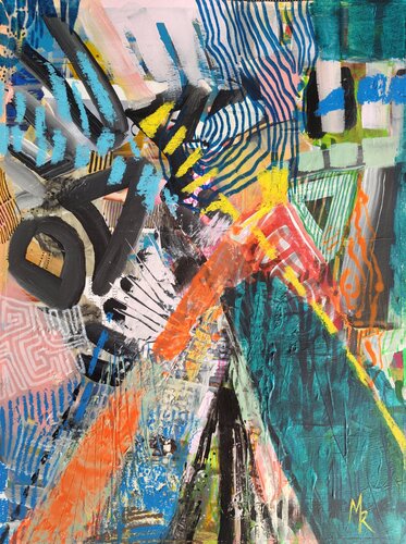 Sommerpfade by Manuela Riedmann, Painting for Sale on Select