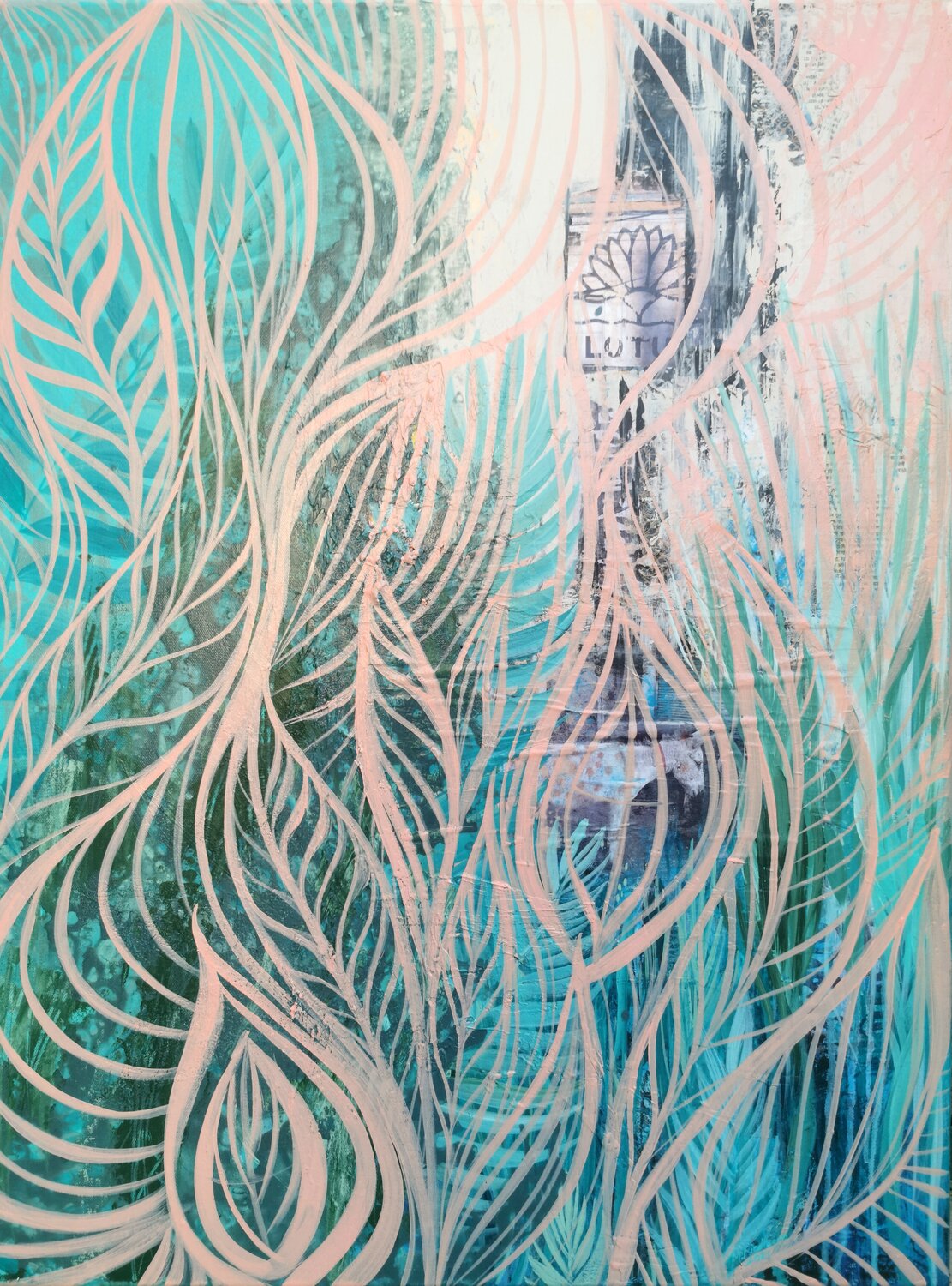 Verwobene Erinnerungen Manuela Riedmann Original painting for sale