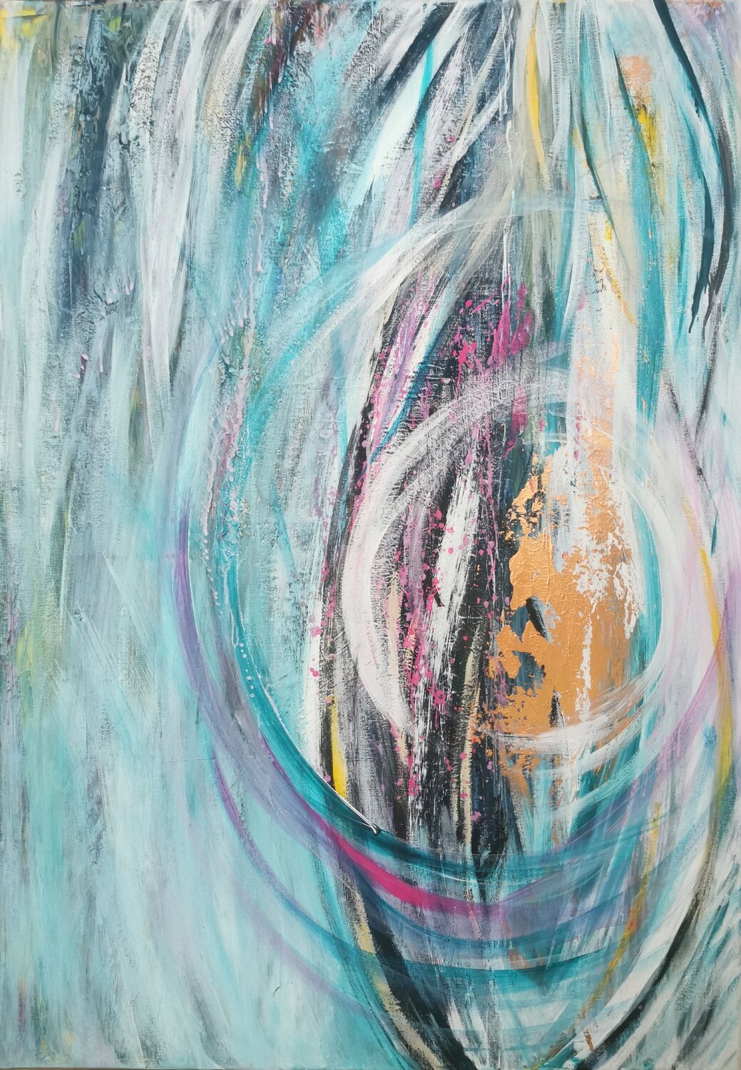 Im Blick des Ewigen Manuela Riedmann Original painting for sale