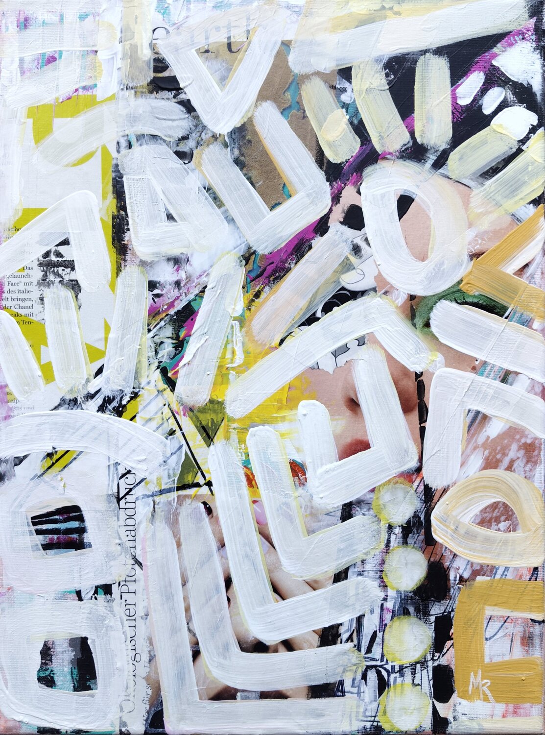 Die Sonne im Inneren Manuela Riedmann Original painting for sale