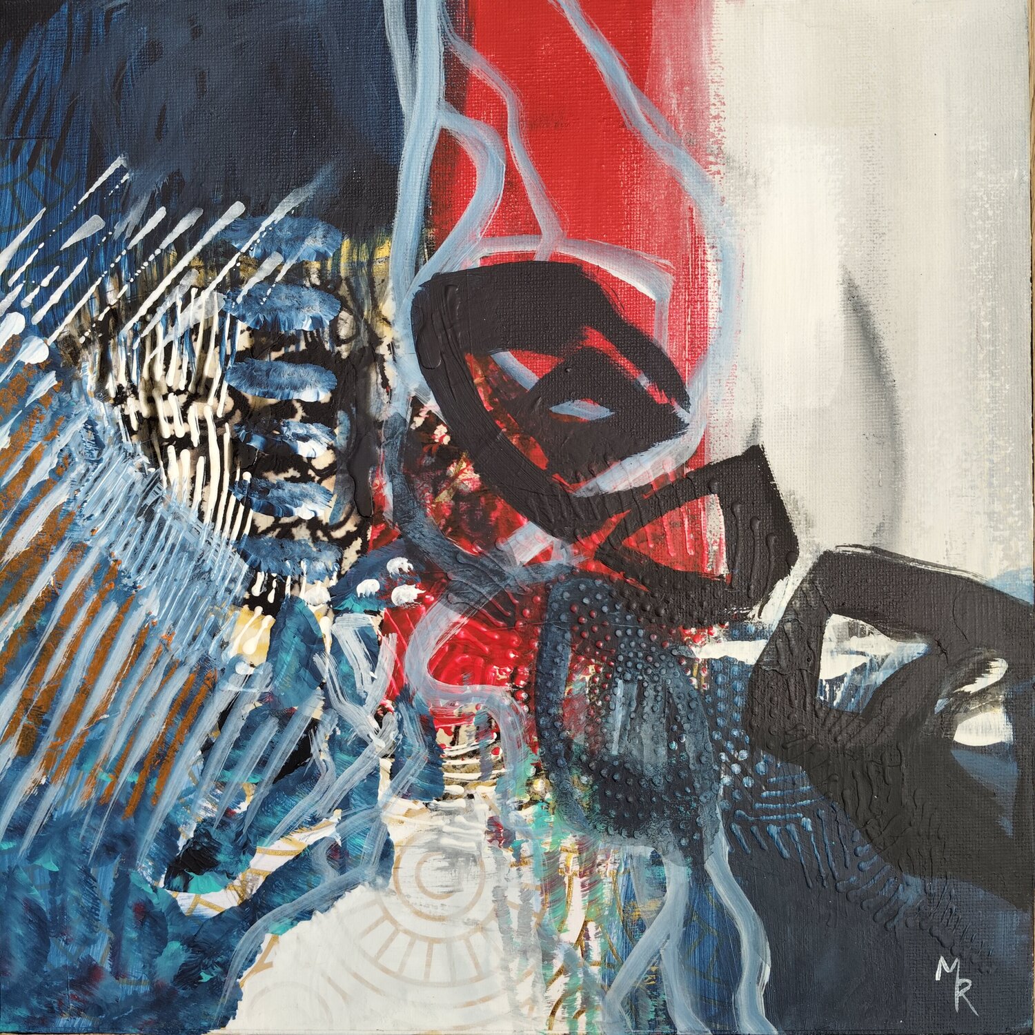 Lichtspur Manuela Riedmann Original painting for sale
