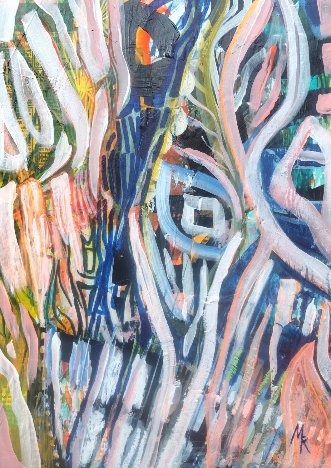 Verzweigte Erinnerungen Manuela Riedmann Original painting for sale