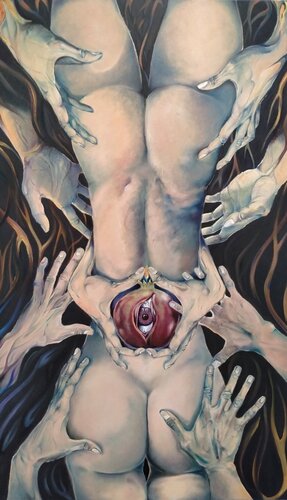 THE DESIRE by Sarrés, Painting for Sale on Select