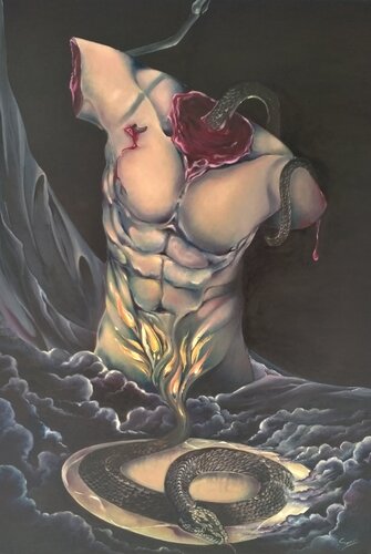 THE BODY by Sarrés, Painting for Sale on Select